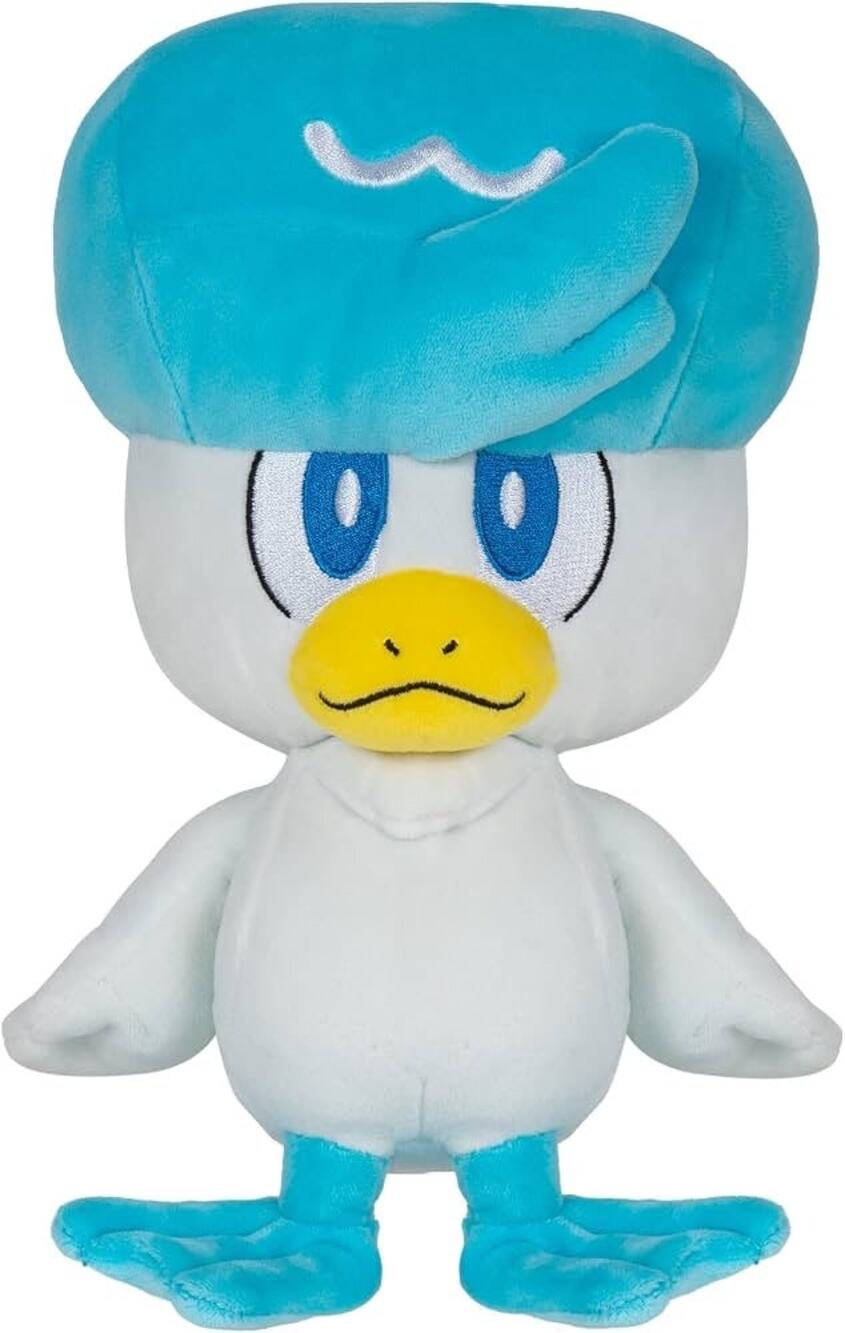 Pokemon Quaxly Plush Nintendo Game Freak Toy Stuffed Animal Collectible 8”